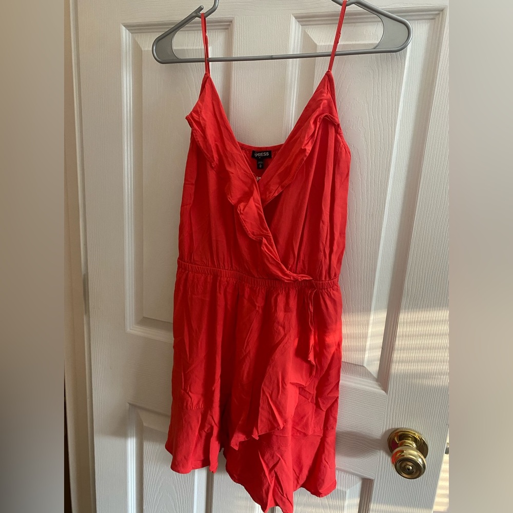 Red/orange summer dress